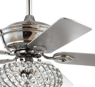 Electus 52" 3-Light Metal/Wood LED Ceiling Fan