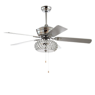 Electus 52" 3-Light Metal/Wood LED Ceiling Fan