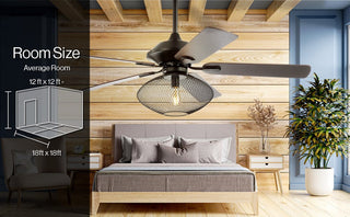 Madarasz 52" 1-Light Mid-century LED Ceiling Fan With Remote