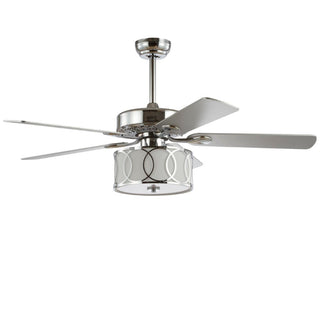 Nicobar Drum Shade LED Ceiling Fan With Remote