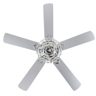 Ramsey 52" Glam Modern Crystal Shade LED Ceiling Fan With Remote