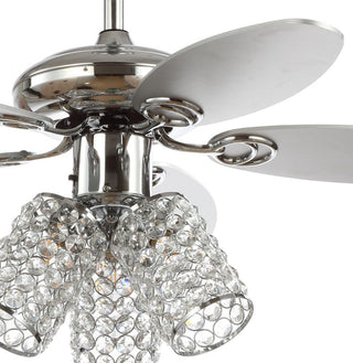 Olive 42" 3-Light Crystal LED Ceiling Fan With Remote