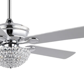 Dennis 52" Traditional Transitional Iron LED CEILING FAN