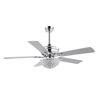 Dennis 52" Traditional Transitional Iron LED CEILING FAN