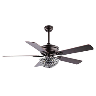 Dennis 52" Traditional Transitional Iron LED CEILING FAN