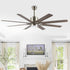 Harbor 66 Contemporary Industrial Iron/Plastic Mobile-App/Remote-Controlled 6-Speed Ceiling Fan with Integrated LED Light