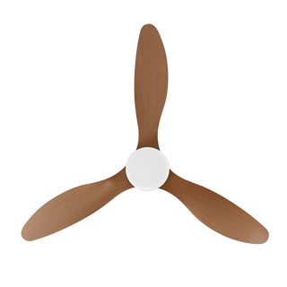 Dolly 52" Classic Industrial Iron/Plastic Mobile-App/Remote-Controlled 6-Speed Propeller Integrated LED Ceiling Fan