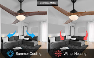 Marissa 52" Contemporary Industrial Iron/Plastic Mobile-App/Remote-Controlled 6-Speed Propeller Integrated LED Ceiling Fan