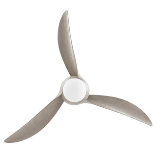 Terra 52" Coastal Vintage Iron/Plastic Mobile-App/Remote-Controlled 6-Speed Retro Swirl Integrated LED Ceiling Fan