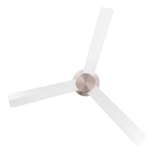 Levien 52" 1-Light Contemporary Minimalist 6-Speed Iron Height Adjustable Integrated LED Ceiling Fan with Remote