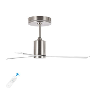 Levien 52" 1-Light Contemporary Minimalist 6-Speed Iron Height Adjustable Integrated LED Ceiling Fan with Remote