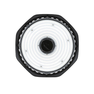 Nambra 12 in. 200-Watt Integrated LED High Bay Indoor/Outdoor UFO Light with 26000 Lumens 5000K, Black