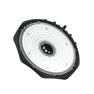 Nambra 12 in. 200-Watt Integrated LED High Bay Indoor/Outdoor UFO Light with 26000 Lumens 5000K, Black