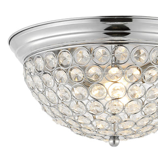 Pedro 12" Traditional Transitional Iron LED Flush Mount