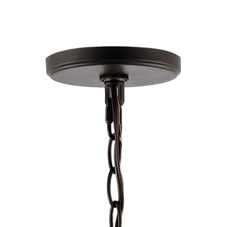 Euclid 13.5" Modern Bohemian Iron/Glass LED Pendant