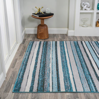 Wisteria Beach Strie' Striped Area Rug