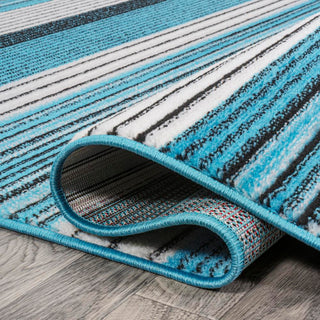 Plymouth Gradient Ticking Striped Area Rug