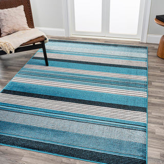 Plymouth Gradient Ticking Striped Area Rug