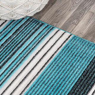 Plymouth Gradient Ticking Striped Area Rug