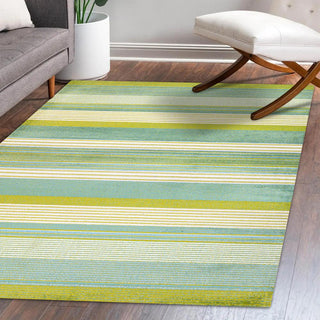 Plymouth Gradient Ticking Striped Area Rug