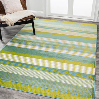 Plymouth Gradient Ticking Striped Area Rug