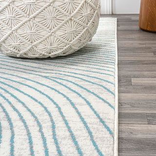 Basco Woodgrain Geometric Area Rug