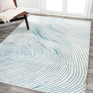 Basco Woodgrain Geometric Area Rug