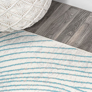 Basco Woodgrain Geometric Area Rug