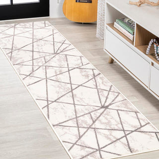 Pelion Modern Geometric Marbled Area Rug