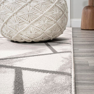 Pelion Modern Geometric Marbled Area Rug