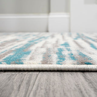 Lance Abstract Linear Stripe Area Rug