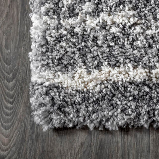 Exuma Merida Stacked Grid Shag Area Rug