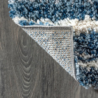 Exuma Merida Stacked Grid Shag Area Rug