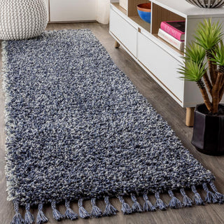 Santiago Mercer Shag Plush Tassel Area Rug