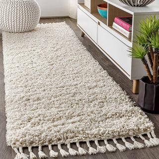 Santiago Mercer Shag Plush Tassel Area Rug