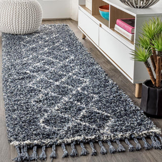 Leland Mercer Shag Plush Tassel Area Rug