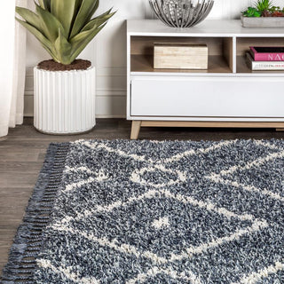 Sedona Mercer Shag Plush Tassel Area Rug