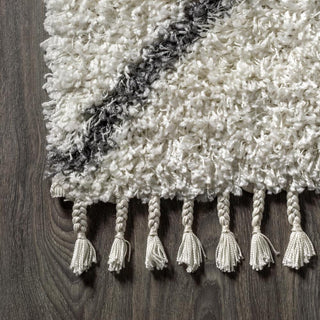 Sedona Mercer Shag Plush Tassel Area Rug