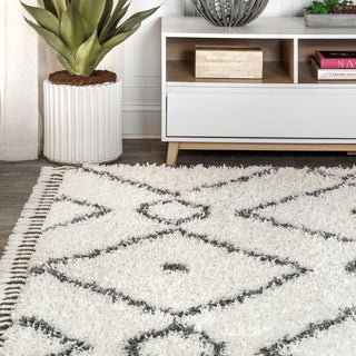 Sedona Mercer Shag Plush Tassel Area Rug