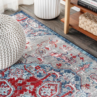 Matsue Modern Persian Vintage Medallion Area Rug