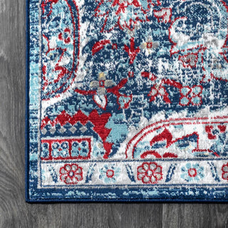 Matsue Modern Persian Vintage Medallion Area Rug