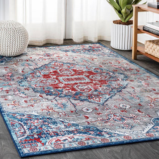 Matsue Modern Persian Vintage Medallion Area Rug