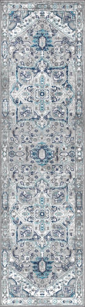 Morioka Modern Persian Vintage Medallion Area Rug