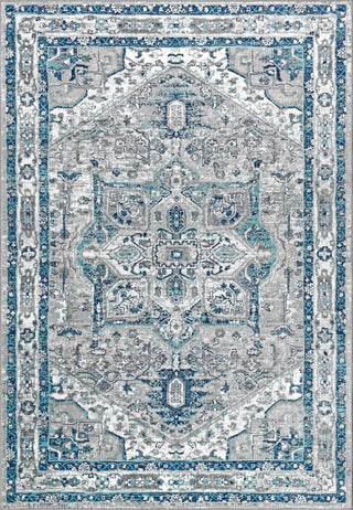 Morioka Modern Persian Vintage Medallion Area Rug