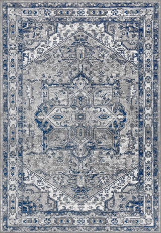 Morioka Modern Persian Vintage Medallion Area Rug