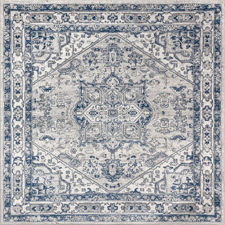 Morioka Modern Persian Vintage Medallion Area Rug