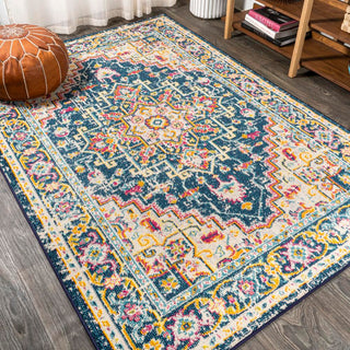 Draco Brooklyn Geometric Medallion Area Rug