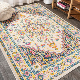 Draco Brooklyn Geometric Medallion Area Rug