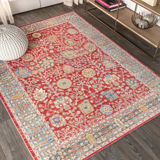 Timor India Flower and Vine Area Rug