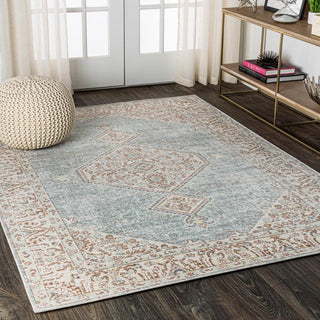 Pinta Lila Modern Tribal Medallion Area Rug